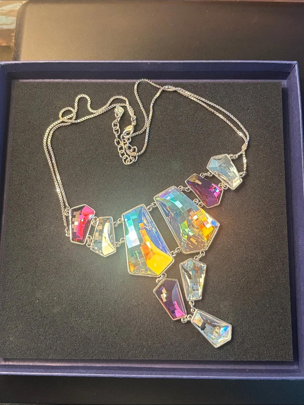 Amazing Vintage Authentic Swarovski Statement necklace and earrings.